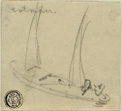 Żaglówka autorstwa John Sell Cotman