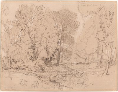 Zalesiony krajobraz autorstwa John Sell Cotman