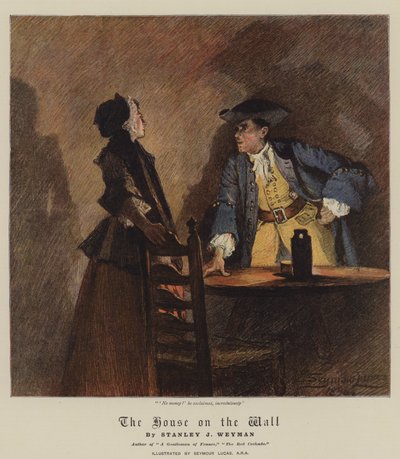 Dom na ścianie (chromolitho) autorstwa John Seymour Lucas