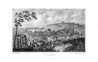 Guildford, Surrey, 1829. autorstwa John Shury