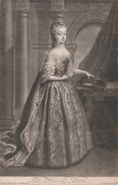 The Princess Royal (Princesa Ann, filha mais velha de George II)polonês autorstwa John Simon