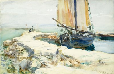 Nad jeziorem Garda autorstwa John Singer Sargent
