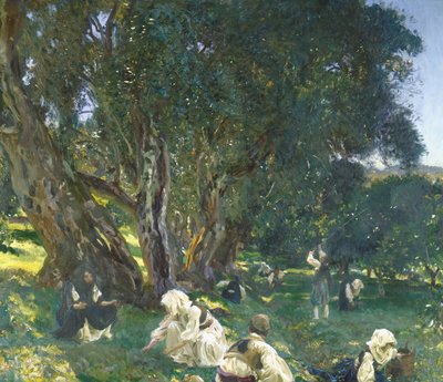 Albańscy zbieracze oliwek autorstwa John Singer Sargent