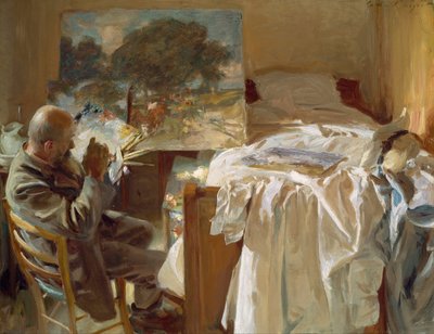 Artysta w swojej pracowni  autorstwa John Singer Sargent