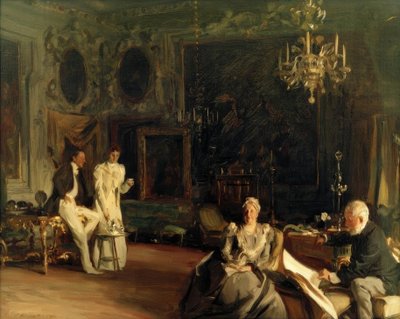 Wnętrze w Wenecji autorstwa John Singer Sargent