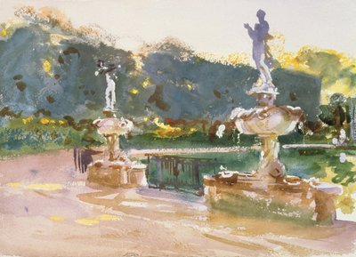 Ogrody Boboli, ok. 1907 autorstwa John Singer Sargent