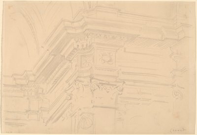 Belkowanie Kaplicy Królewskiej, Granada, 1912 r. autorstwa John Singer Sargent