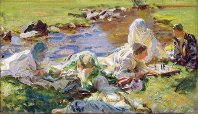 Dolce far niente, ok. 1907 autorstwa John Singer Sargent