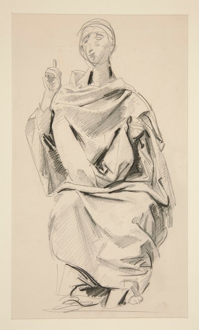 Drapowana postać autorstwa John Singer Sargent