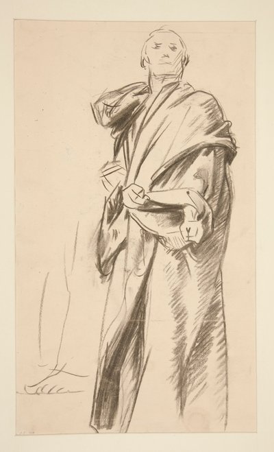Drapowana stojąca postać autorstwa John Singer Sargent