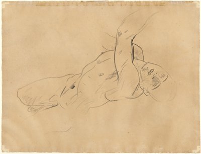 Upadek aktu męskiego [verso], 1918-1919. autorstwa John Singer Sargent