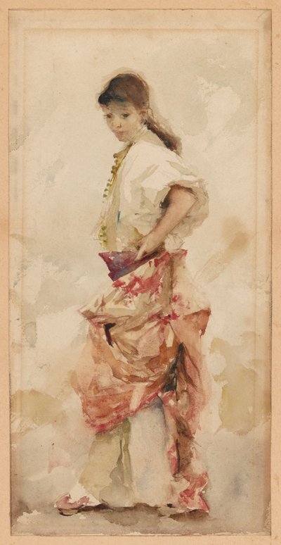 Dziewczyna w hiszpańskim stroju autorstwa John Singer Sargent