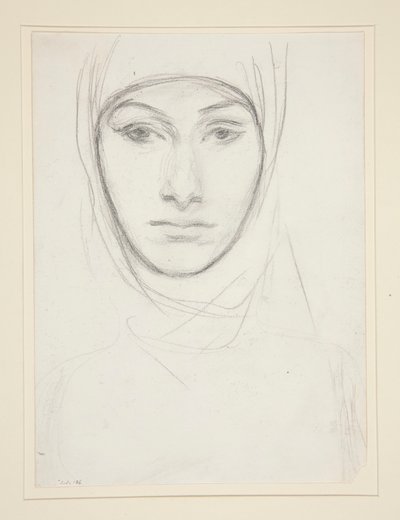Głowa kobiety autorstwa John Singer Sargent