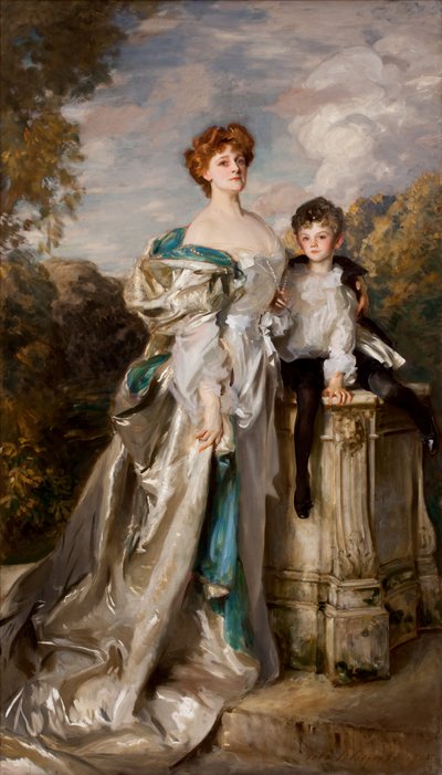 Lady Warwick i jej syn, 1905 autorstwa John Singer Sargent