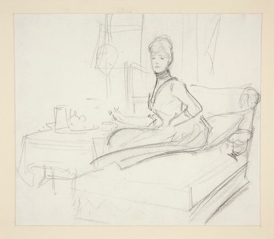 Pani przy stoliku do herbaty autorstwa John Singer Sargent