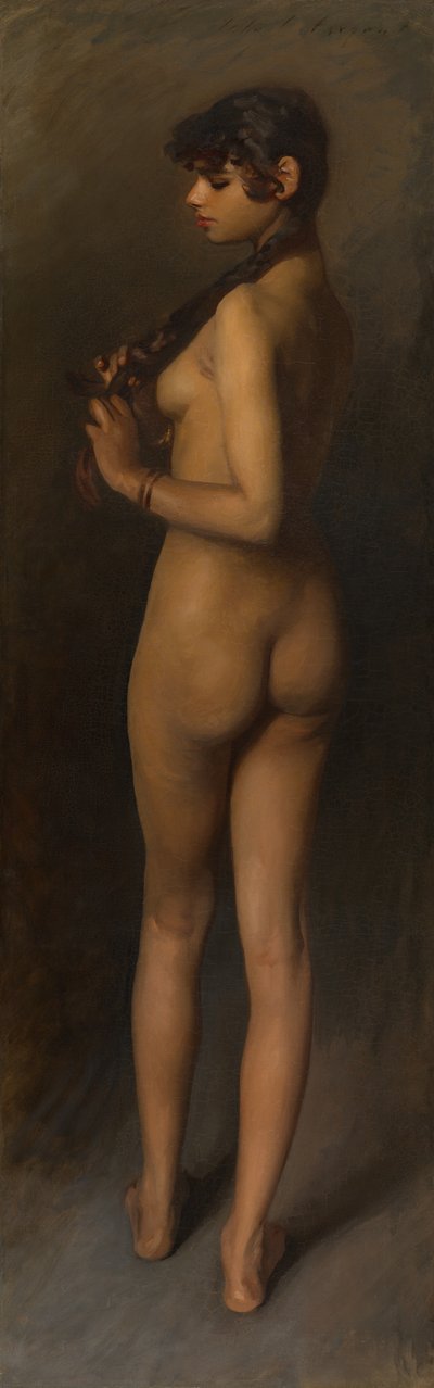 Studium życia (badanie egipskiej dziewczyny) autorstwa John Singer Sargent