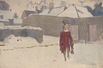 Manekin w śniegu autorstwa John Singer Sargent