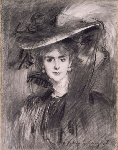 Olga, baronowa de Meyer, 1900-1910 autorstwa John Singer Sargent