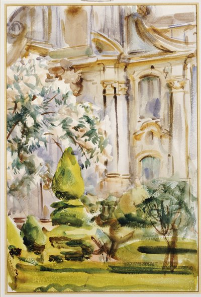Pałac i Ogrody, Hiszpania, 1912 autorstwa John Singer Sargent