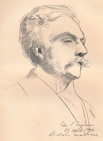 Portret-szkic M. Gabriela Faure