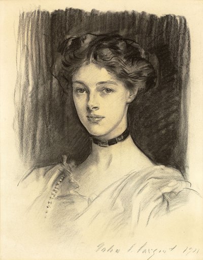 Portret Evy Katherine Balfour, później Lady Buxton autorstwa John Singer Sargent