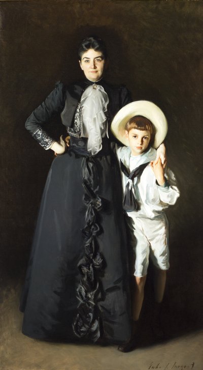 Portret pani Edward L. Davis i jej syna, Livingstona Davisa autorstwa John Singer Sargent