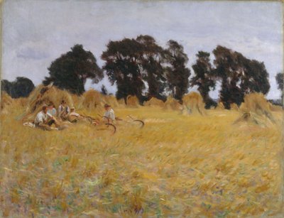 Żniwiarze odpoczywający na polu pszenicy, 1885 autorstwa John Singer Sargent