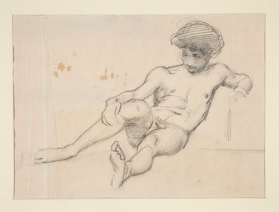 Leżąca naga figura autorstwa John Singer Sargent
