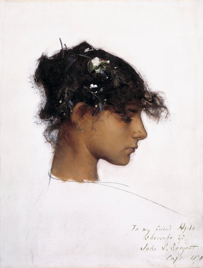 Rosina Ferrara, szefowa dziewczyny na Capri autorstwa John Singer Sargent