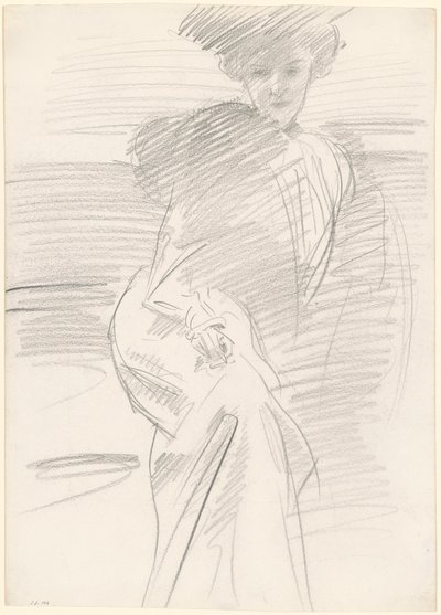 Siedząca kobieta autorstwa John Singer Sargent