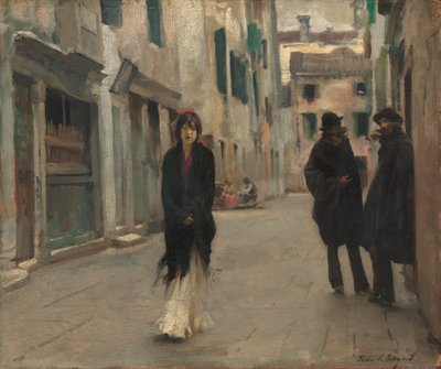 Ulica w Wenecji autorstwa John Singer Sargent
