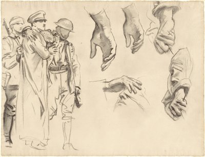 Studia dla „Zagazowanych” autorstwa John Singer Sargent