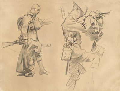 Studia dla zagazowanych [recto], 1918-1919. autorstwa John Singer Sargent