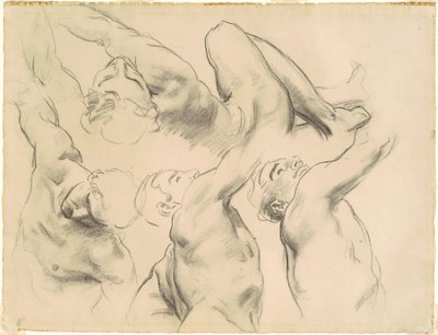 Studia dla „Nieba” i „Piekło” autorstwa John Singer Sargent