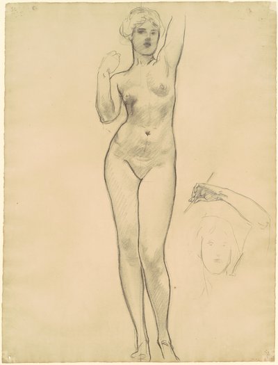Badania Afrodyty dla Afrodyty i Erosa, 1919-1920. autorstwa John Singer Sargent
