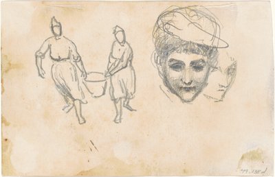 Studia chłopskie [verso], 1870-1872. autorstwa John Singer Sargent