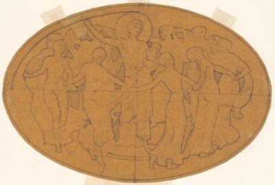 Studium do „Apolla i muz” autorstwa John Singer Sargent