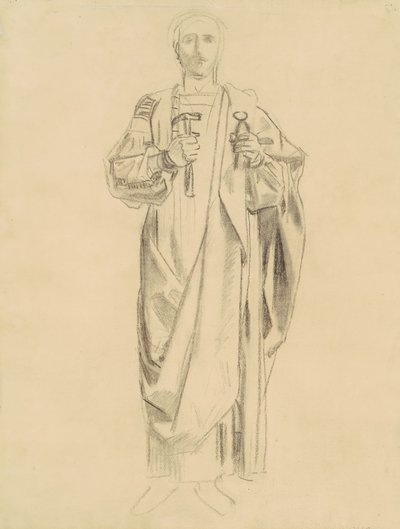 Studium dogmatu Odkupienia: Fryz aniołów [recto], 1895-1903. autorstwa John Singer Sargent