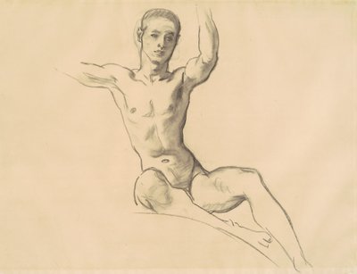Studium do rysunku nad muzyką, 1919-1920. autorstwa John Singer Sargent