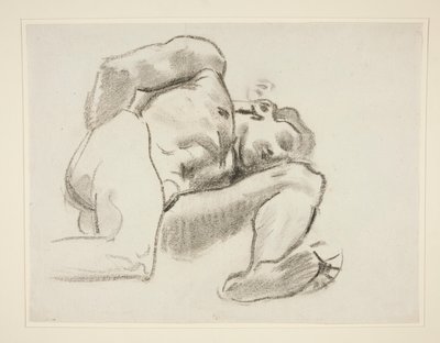 Studium dla Prometeusza, rondel, Rotunda, Muzeum Sztuk Pięknych w Bostonie autorstwa John Singer Sargent