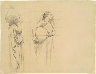 Studium dla „Danaïdes” autorstwa John Singer Sargent