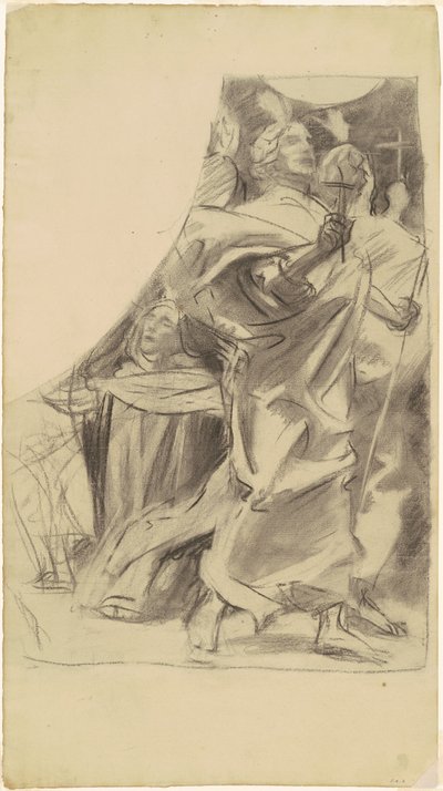 Studium do „Triumfu Religii” autorstwa John Singer Sargent