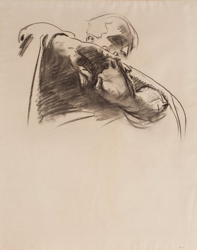 Studiuj dla anioła w „Tajemnicach bolesnych” autorstwa John Singer Sargent