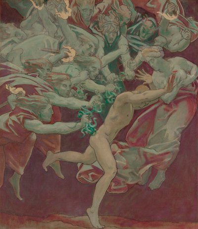 Studium dla Muzeum Sztuk Pięknych w Bostonie, Murale: Orestes i Furie autorstwa John Singer Sargent