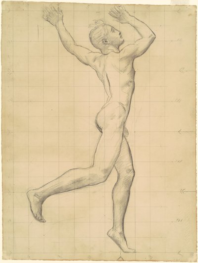 Studium Apolla dla „Apollo i Daphne” autorstwa John Singer Sargent