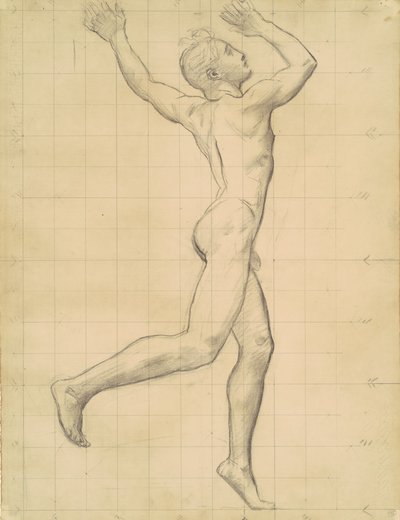Studium Apolla dla Apolla i Daphne, c. 1918. autorstwa John Singer Sargent