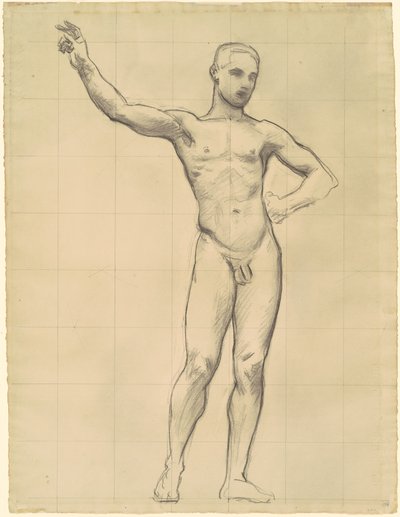 Studium Apolla do „Apolla i muz” autorstwa John Singer Sargent