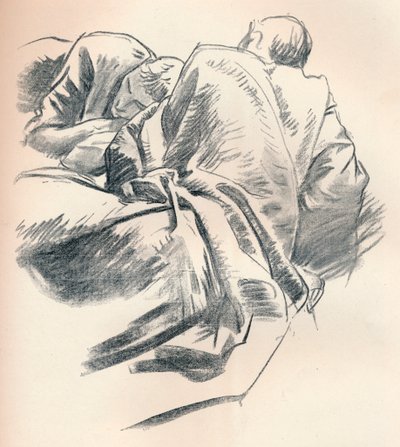 Studium draperii, c1916 autorstwa John Singer Sargent