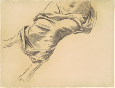 Studium udrapowanej postaci autorstwa John Singer Sargent