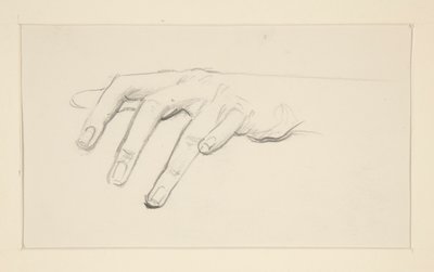 Studium ręki autorstwa John Singer Sargent